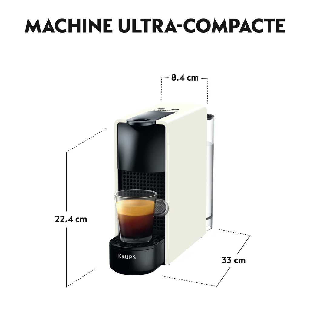 Valtreo Essenza Mini Blanche – Cafetière à Capsules Ultra-Compacte