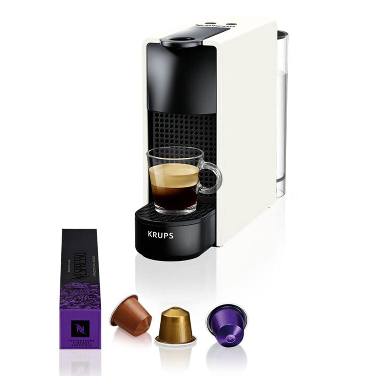 Valtreo Essenza Mini Blanche – Cafetière à Capsules Ultra-Compacte