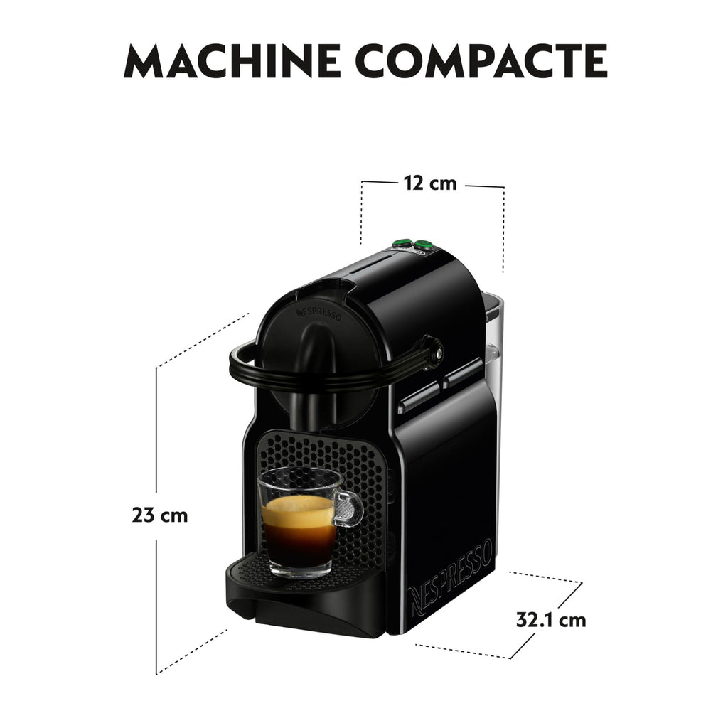 Valtreo Inissia Noir – Machine à Café Automatique à Capsules, 19 Bars