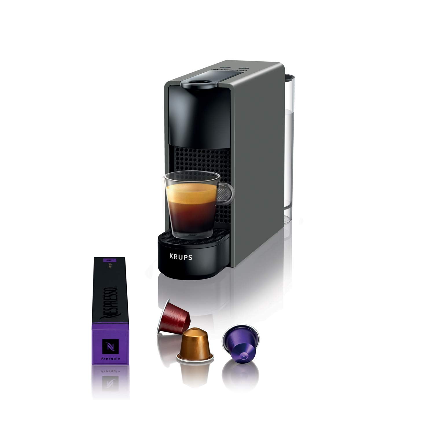 Valtreo Essenza Mini Gris Intense – Machine à Café à Capsules