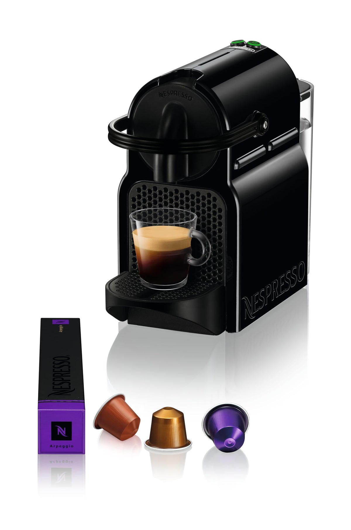 Valtreo Inissia Noir – Machine à Café Automatique à Capsules, 19 Bars